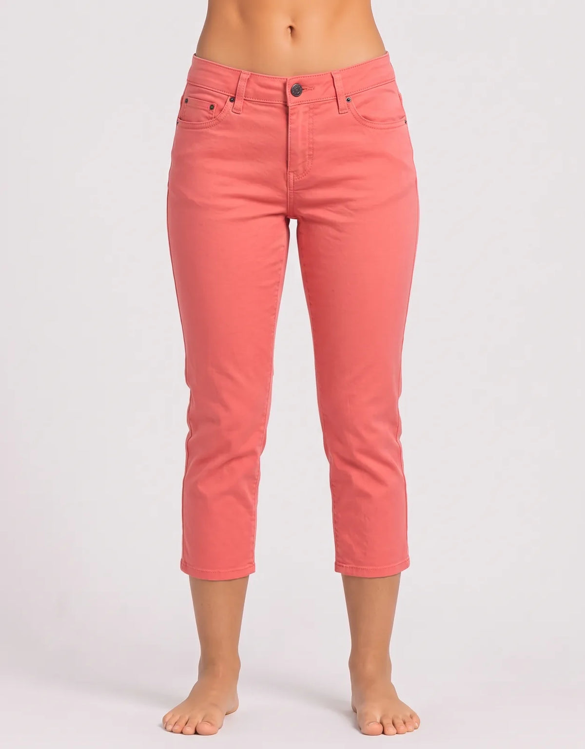 St John's Bay Women Cotton Pink Jeans L