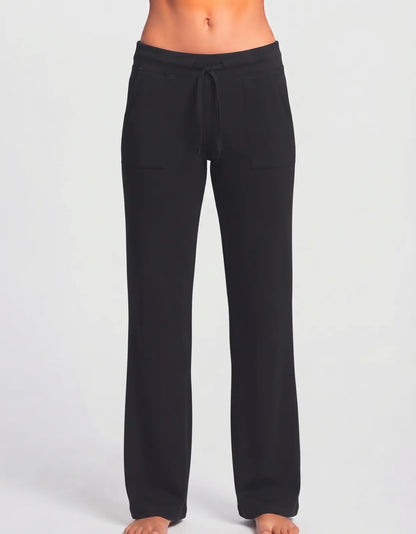 Lucky Brand Women Black Sport Trouser - Preloved Ladies Trousers Pakistan - Summer Polyester - Size 34 to 36
