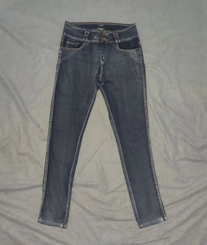 Suko Women Cotton Dark Blue Jeans M - additional view 3