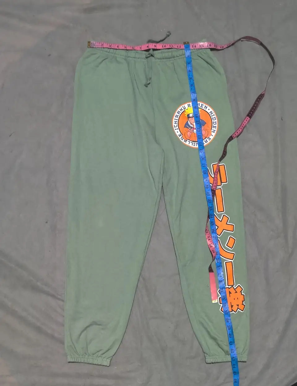 Naruto Men Cotton Olive Winter Trousers L - additional view 4
