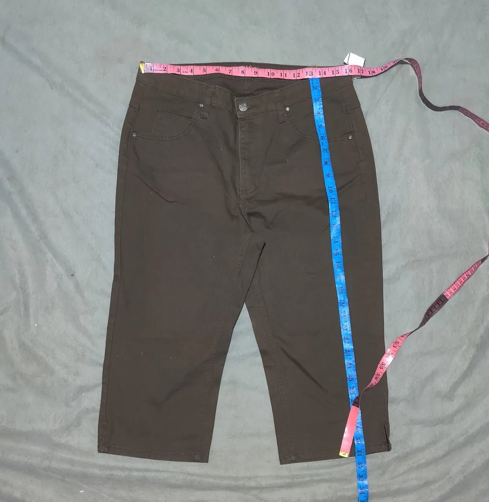 Lee Women Cotton Brown Jeans L - additional view 4