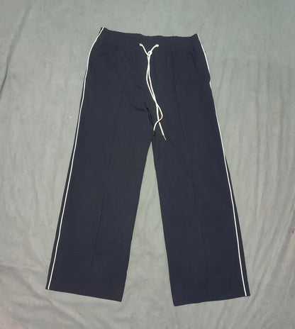 H&M Women Navy Sport Trouser - Preloved Ladies Trousers Pakistan - Summer Polyester - Size 30 to 32 - Photo 3