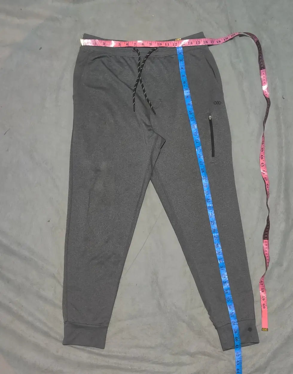 Leg3nd Men Sports Polyester Gray Trackpants M - additional view 4