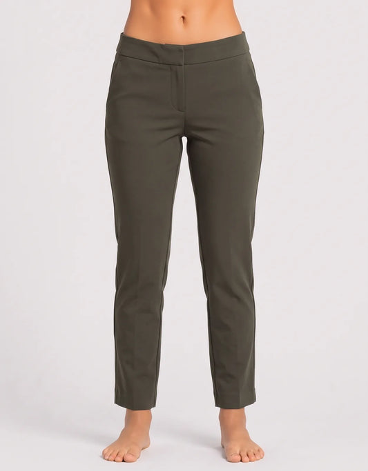 Lee Women Cotton Olive Chinos M