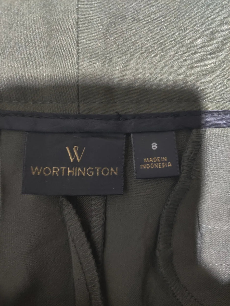 Lee Women Cotton Olive Chinos M - additional view 2