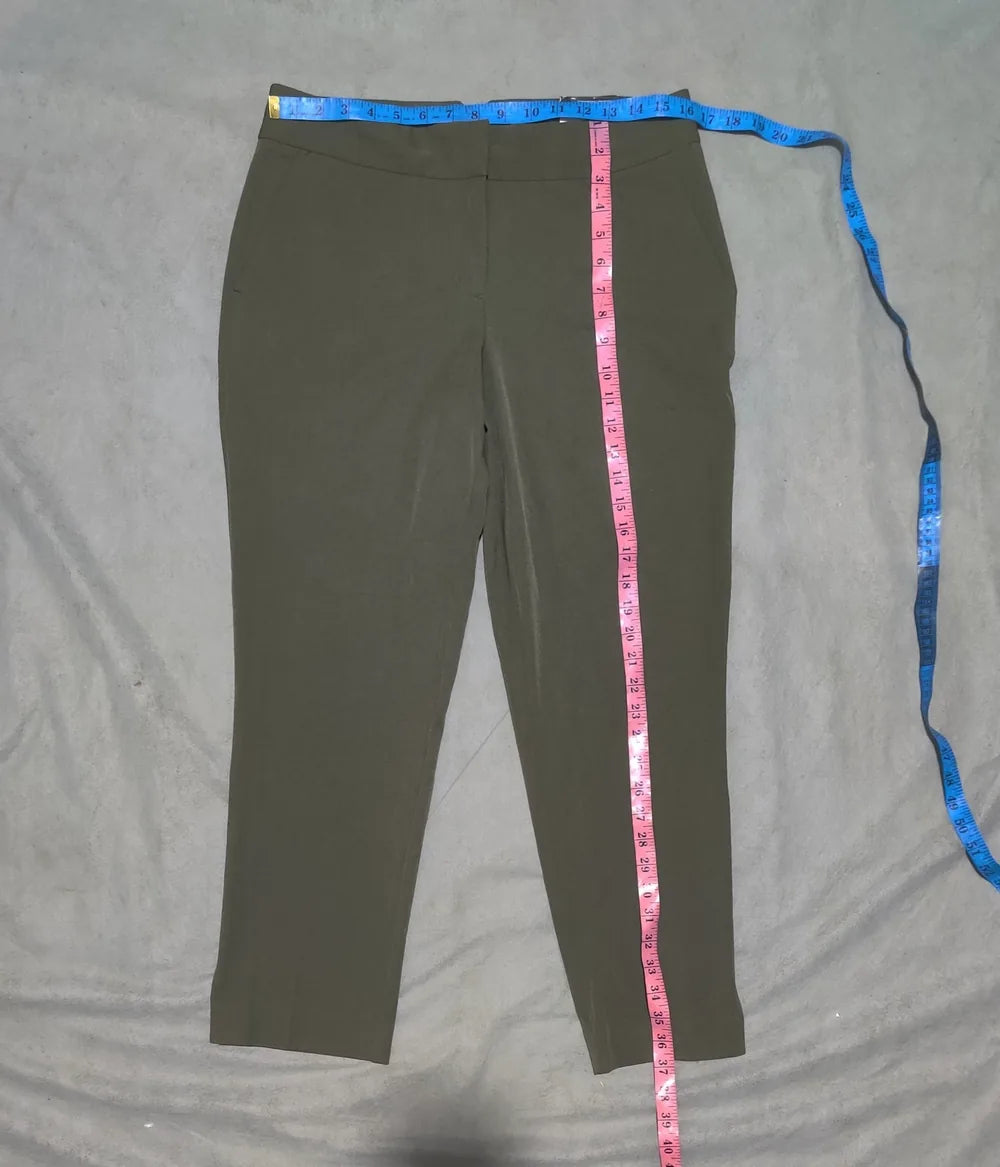 Lee Women Cotton Olive Chinos M - additional view 4