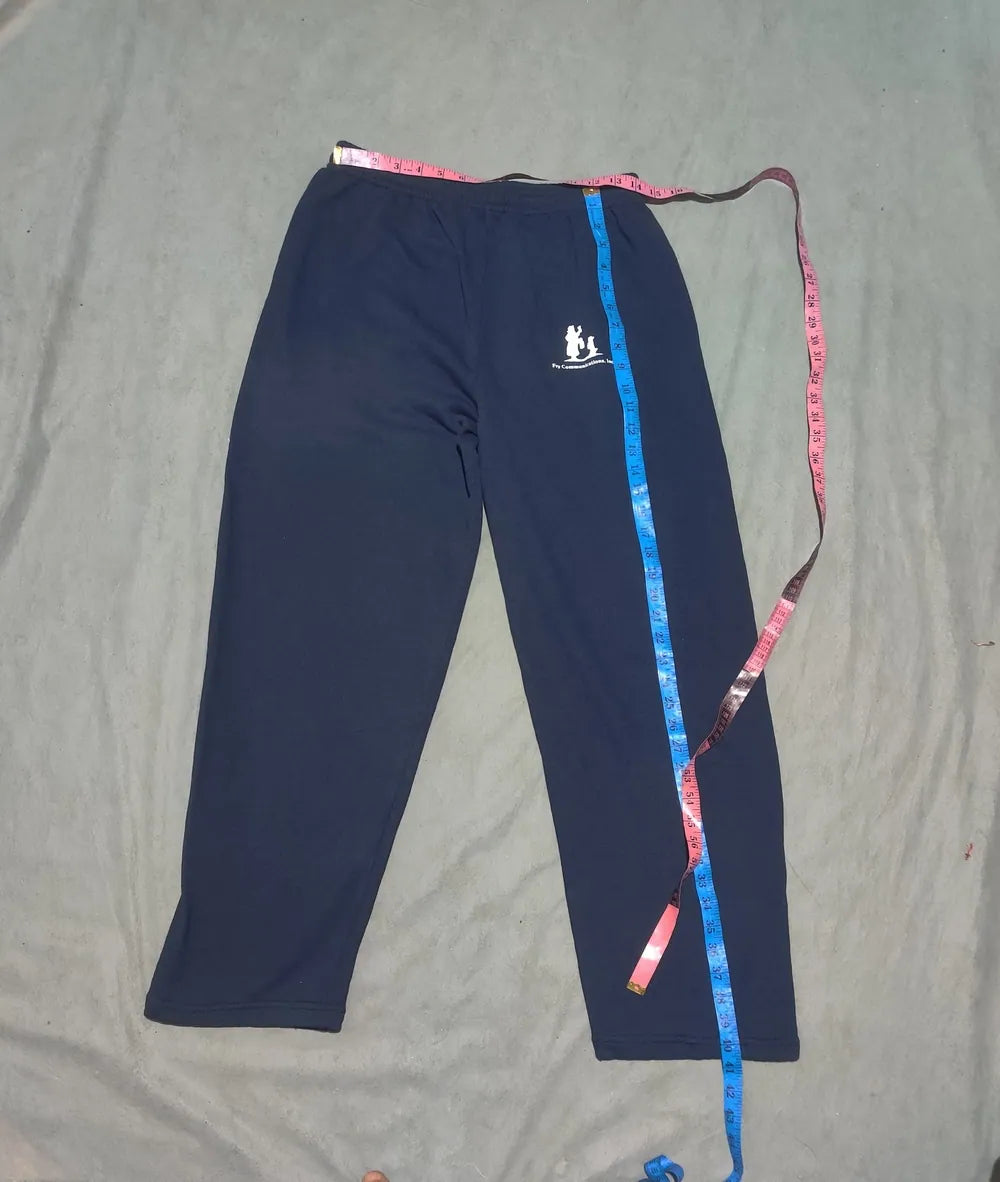 Jerzees Women Navy Sport Winter Trouser - Preloved Ladies Trousers Pakistan - Winter Polyester - Size 30 to 32 - Photo 4