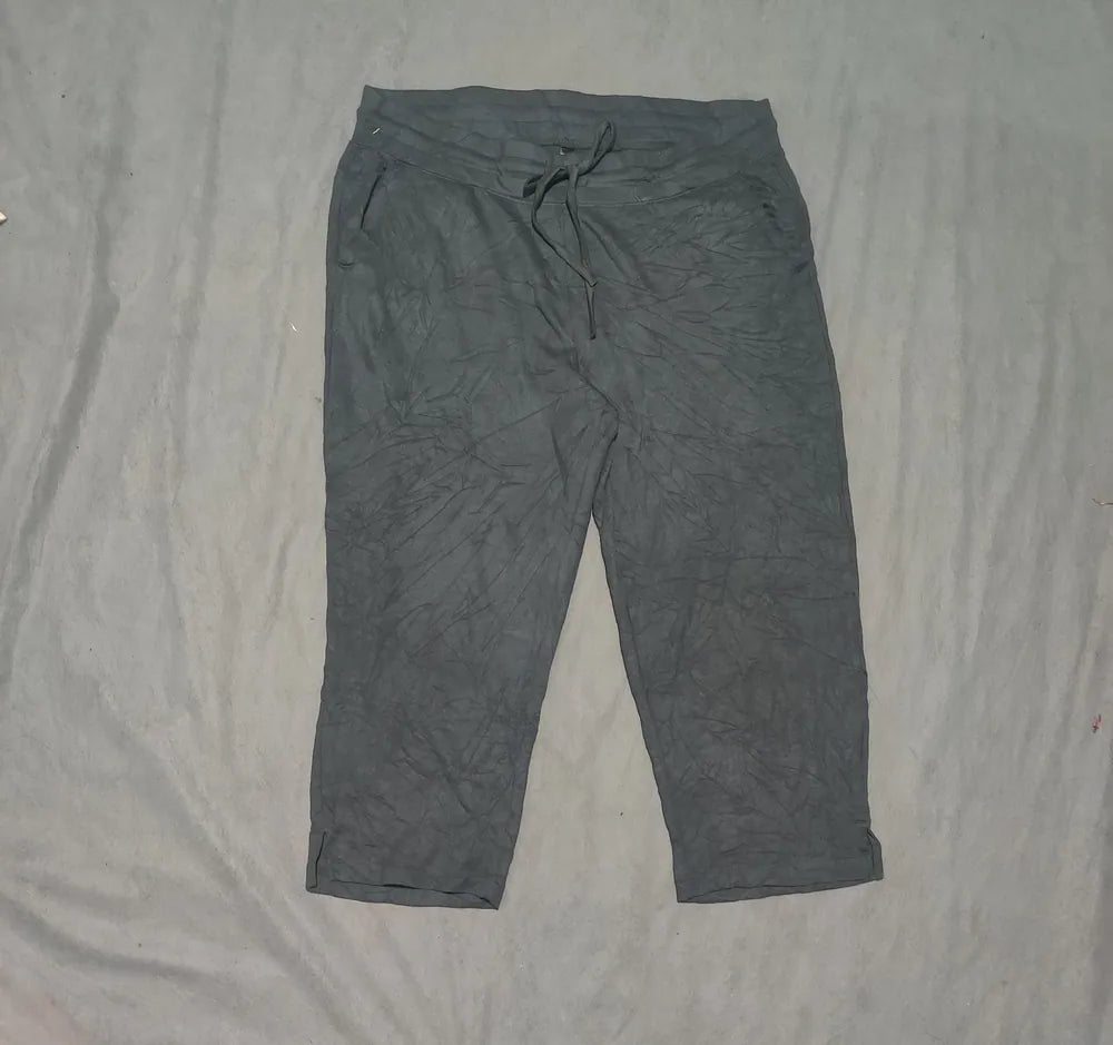 32 Cool Women Gray Sport Trouser - Preloved Ladies Trousers Pakistan - Summer Polyester - Size 36 to 38 - Photo 3