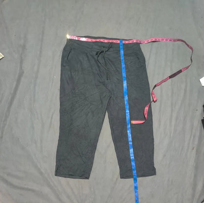 32 Cool Women Gray Sport Trouser - Preloved Ladies Trousers Pakistan - Summer Polyester - Size 36 to 38 - Photo 4