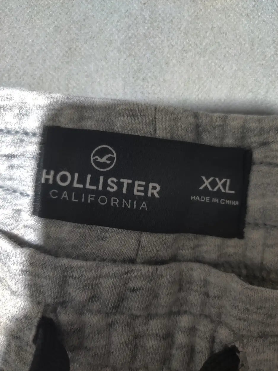 Hollister Men Cotton Gray Winter Trousers 2XL - additional view 2