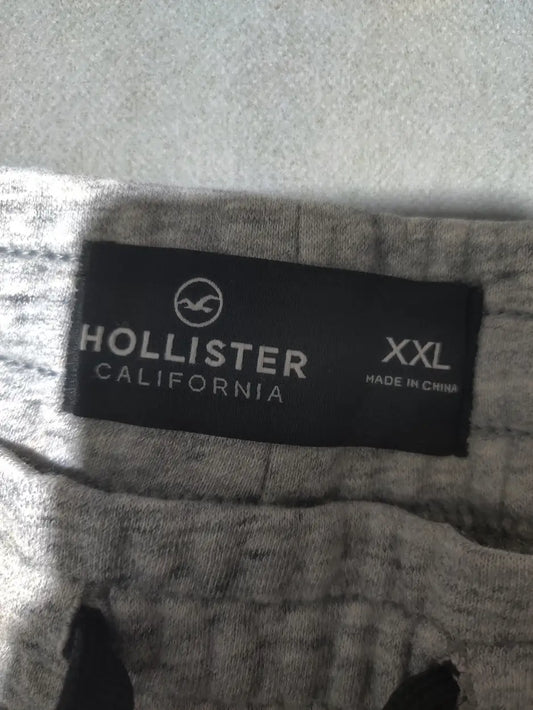 Hollister Men Cotton Gray Winter Trousers 2XL - additional view 2