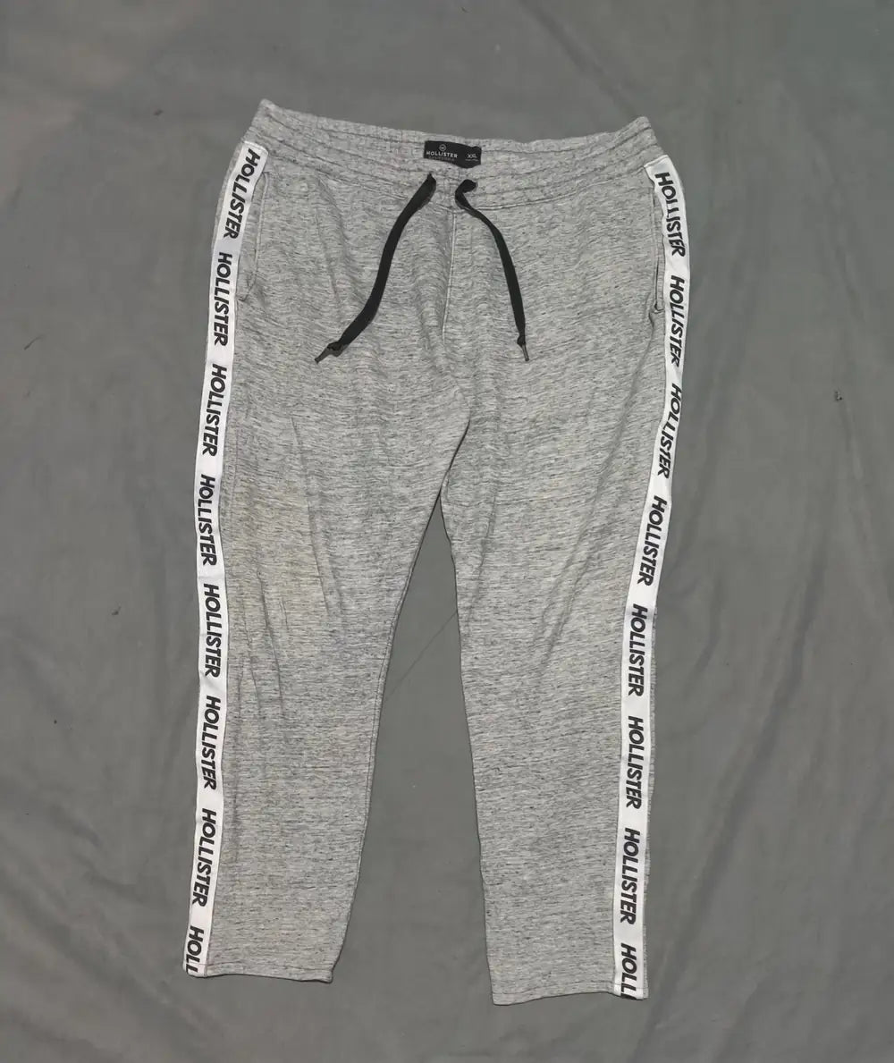 Hollister Men Cotton Gray Winter Trousers 2XL - additional view 3