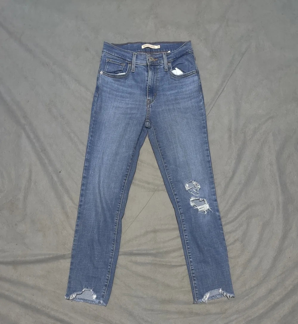 Levi's Women Cotton Blue Jeans S - additional view 3