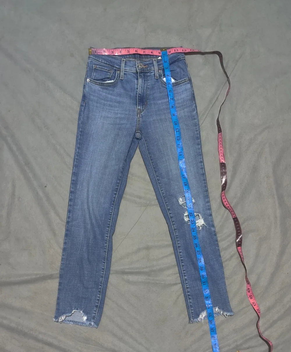 Levi's Women Cotton Blue Jeans S - additional view 4