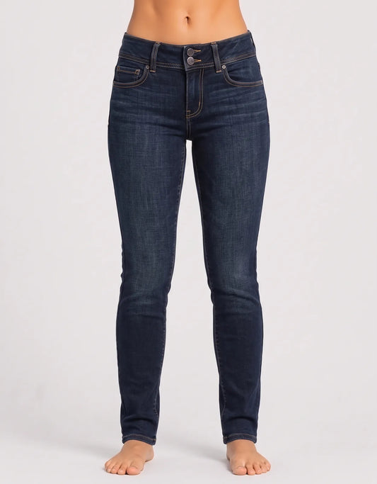 American Eagle Women Cotton Dark Blue Jeans M