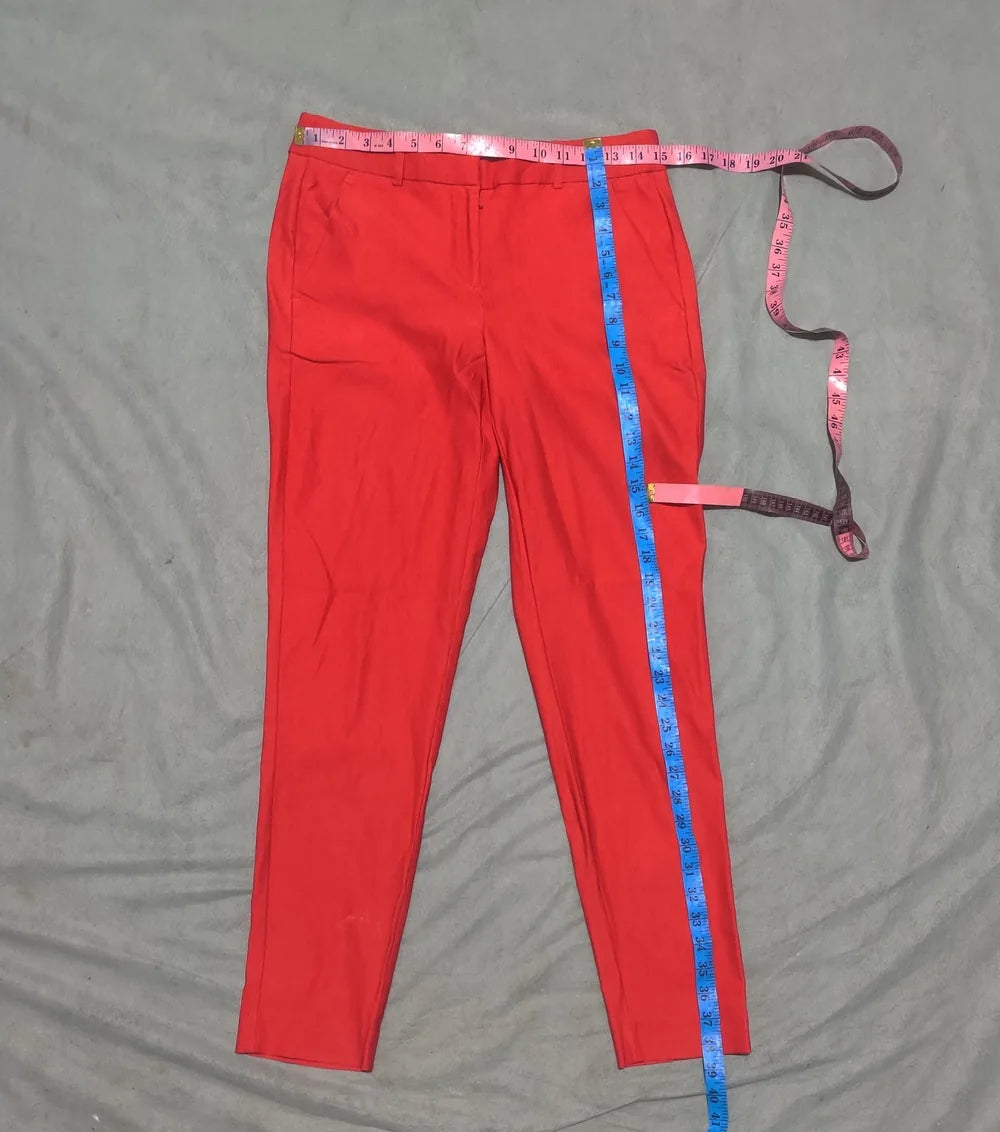 APT.9 Women Rayon Red Chinos M - additional view 4