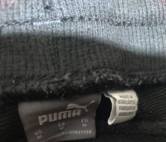 Puma Men Sports Cotton Black Trackpants M - additional view 2