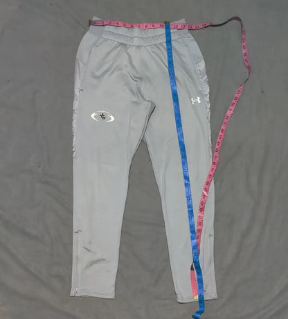 Under Armour Men Sports Polyester Gray Trackpants M - additional view 4