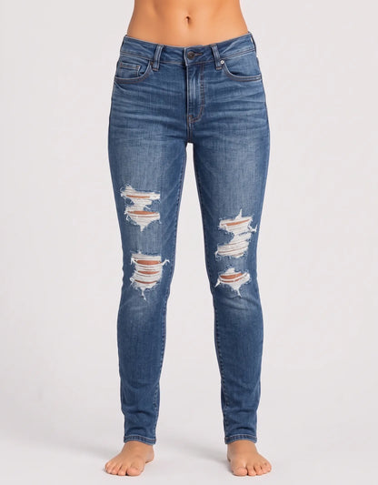 American Eagle Women Cotton Blue Jeans S