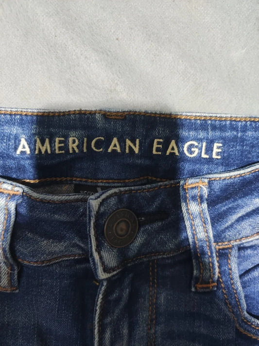 American Eagle Women Cotton Blue Jeans S - additional view 2