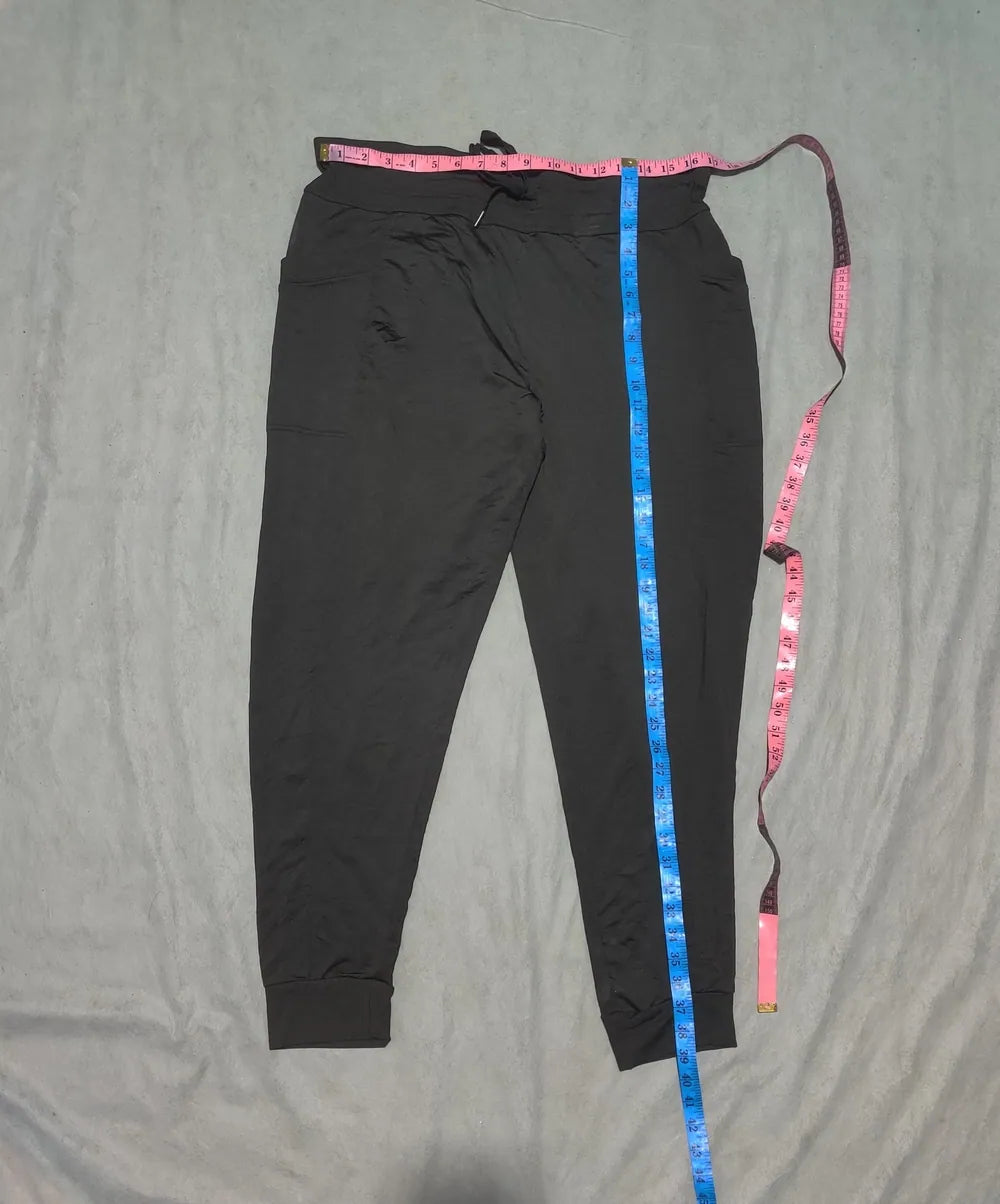 32 Heat Women Charcoal Sport Trouser - Preloved Ladies Trousers Pakistan - Summer Polyester - Size 34 to 36 - Photo 4