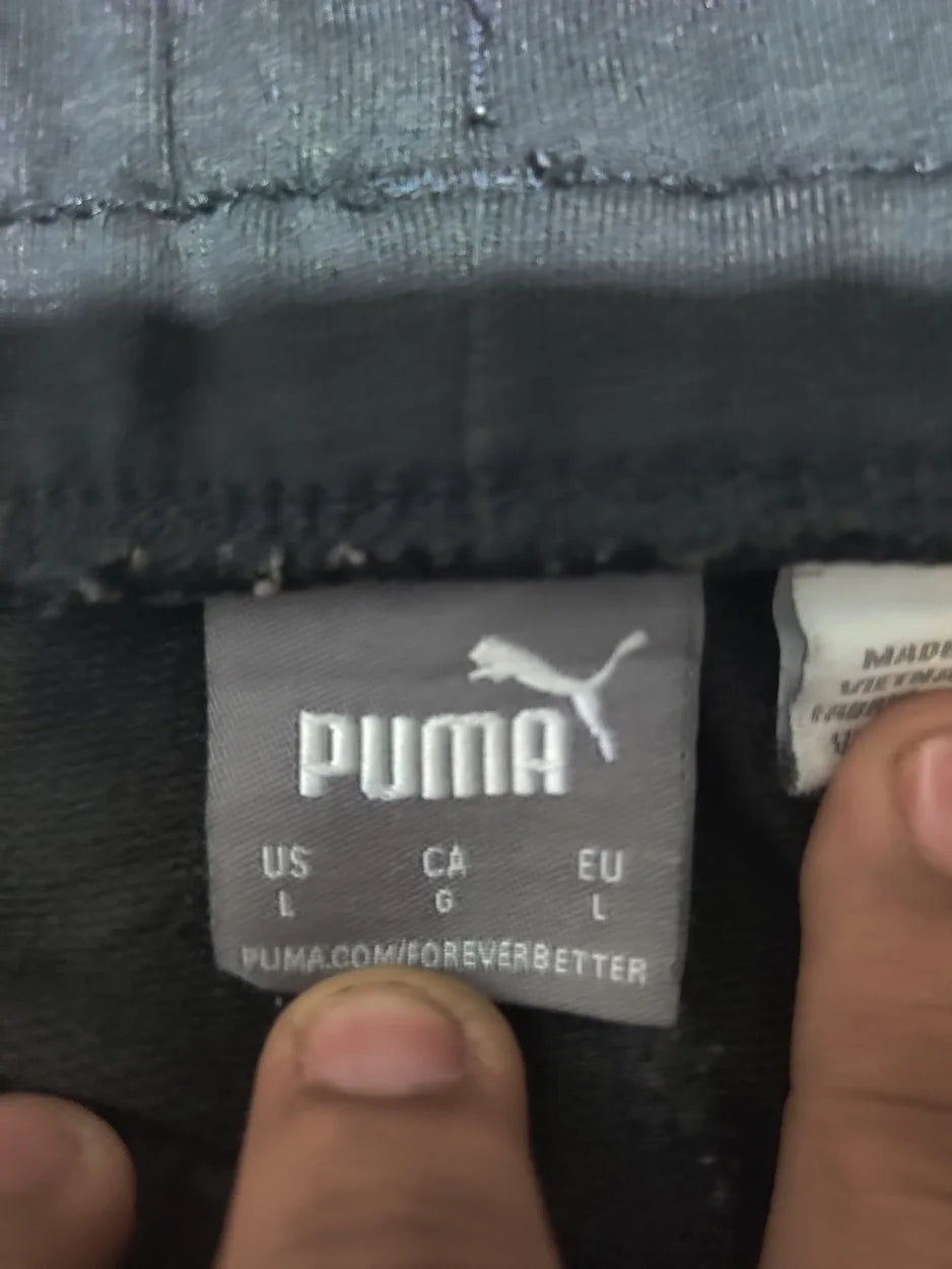 Puma Women Sports Polyester Black Trackpants L - additional view 2
