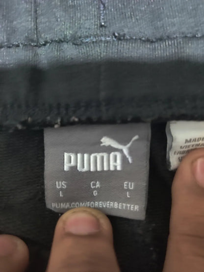 Puma Women Sports Polyester Black Trackpants L - additional view 2