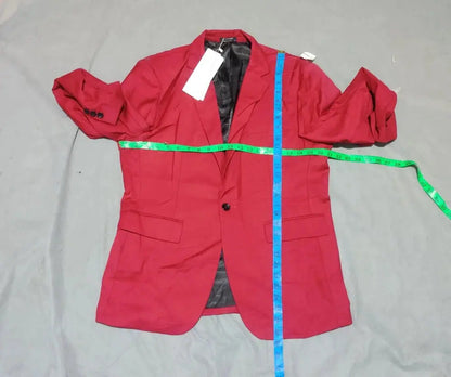 Coofandy Men Cotton Red Coat S – Preloved Labels (view 4)