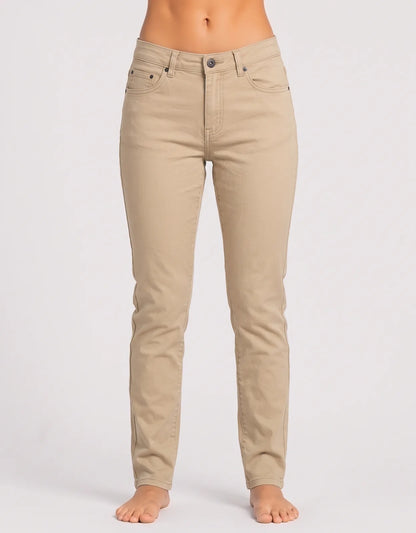 St John's Bay Women Cotton Olive Brown Jeans S