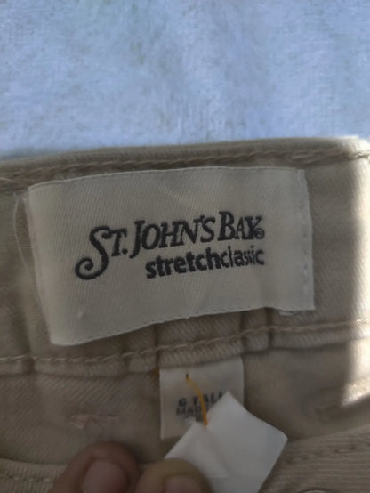 St John's Bay Women Cotton Olive Brown Jeans S - additional view 2
