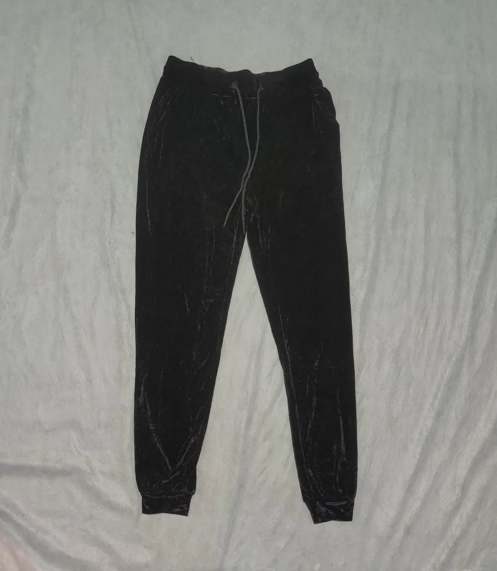 SHEIN Women Black Sport Trouser - Preloved Ladies Trousers Pakistan - Summer Polyester - Size 26 to 28 - Photo 3