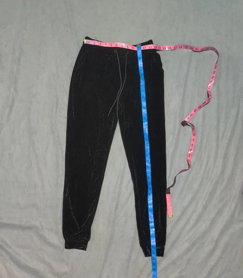 SHEIN Women Black Sport Trouser - Preloved Ladies Trousers Pakistan - Summer Polyester - Size 26 to 28 - Photo 4