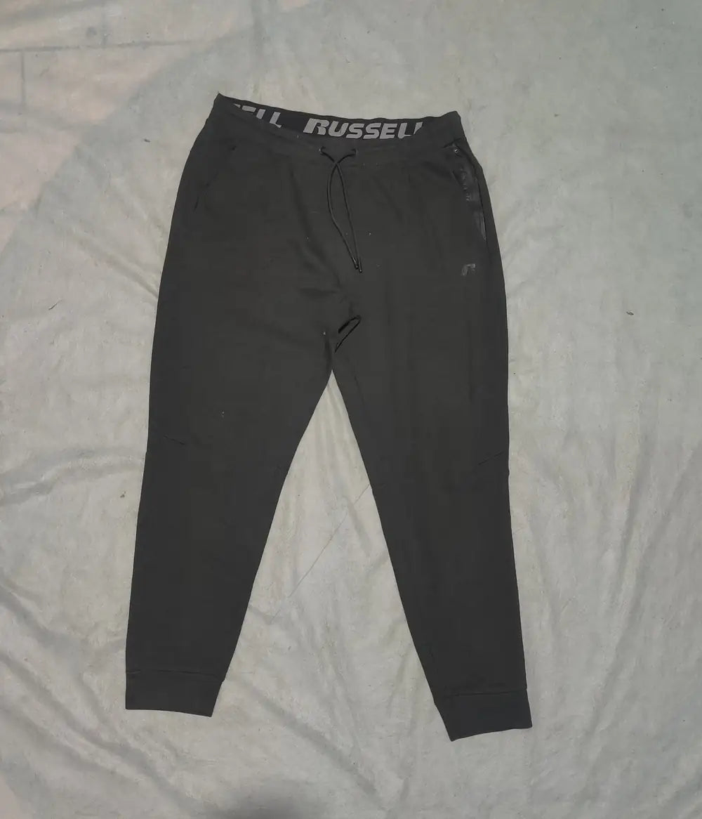 Russell Men Sports Polyester Black Trackpants M - additional view 3