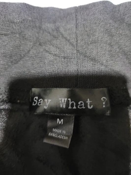 Say What Women Black Sport Trouser - Preloved Ladies Trousers Pakistan - Summer Polyester - Size 30 to 32 - Photo 2