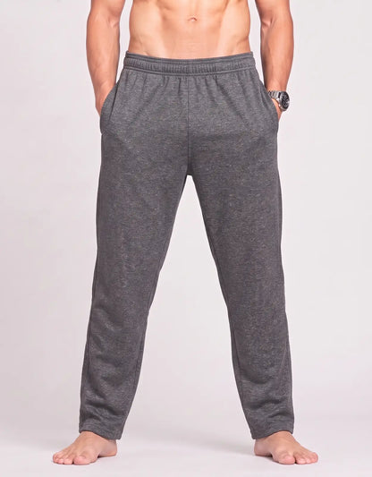 AND 1 Men Sports Polyester Charcoal Trackpants M