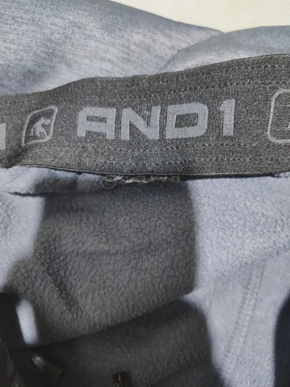 AND 1 Men Sports Polyester Charcoal Trackpants M - additional view 2