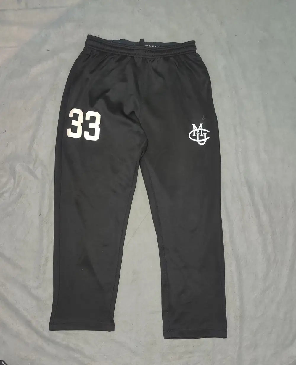 BSN Men Sports Polyester Black Trackpants M - additional view 3
