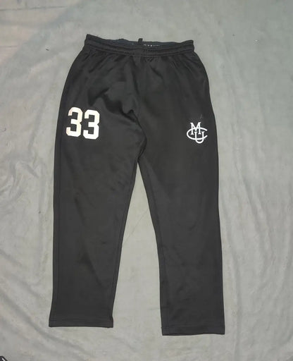BSN Men Sports Polyester Black Trackpants M - additional view 3