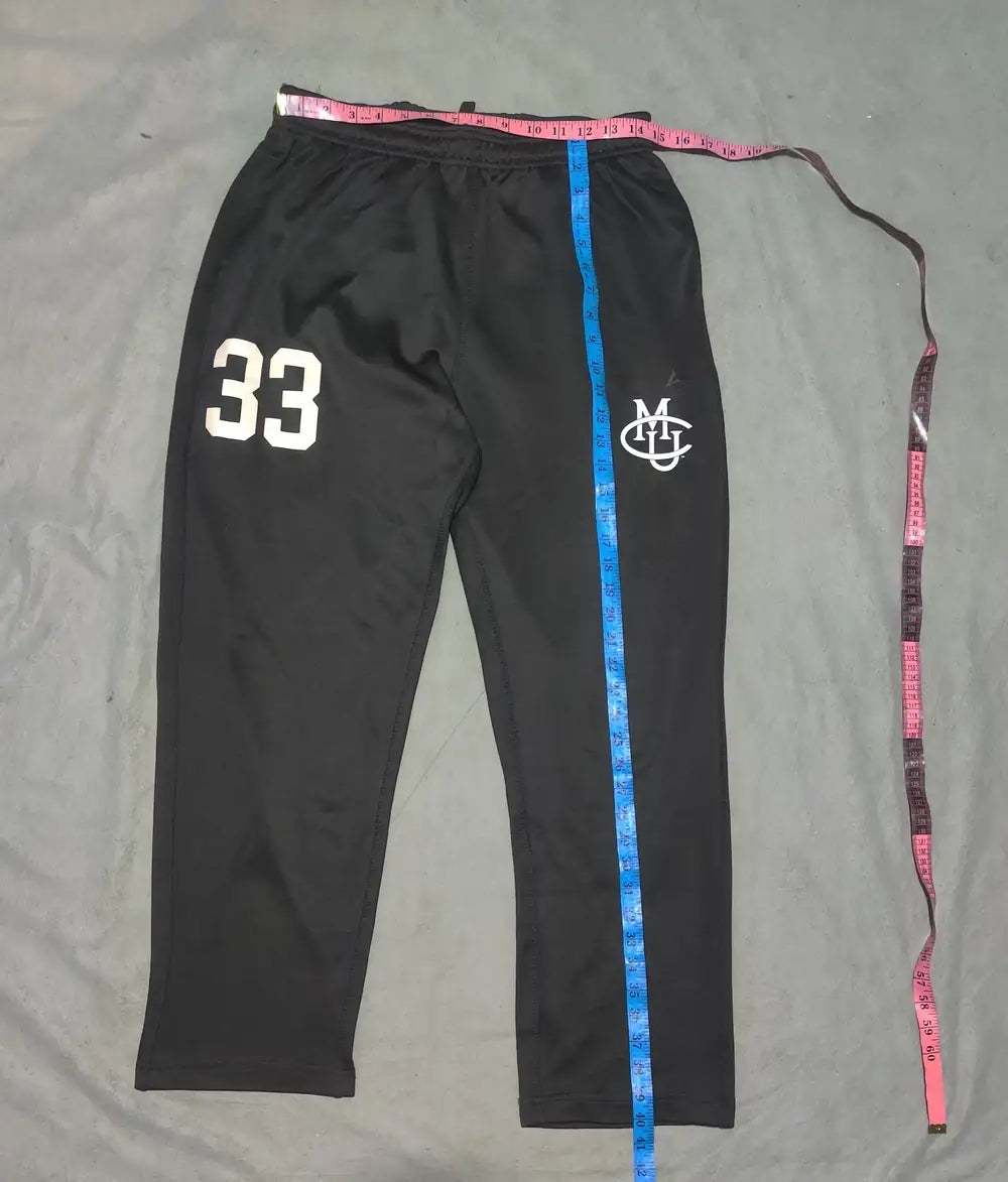 BSN Men Sports Polyester Black Trackpants M - additional view 4