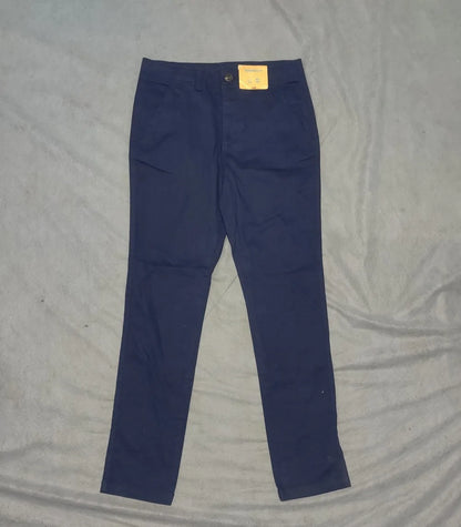 There Abouts Women Cotton Navy Chinos S - additional view 3