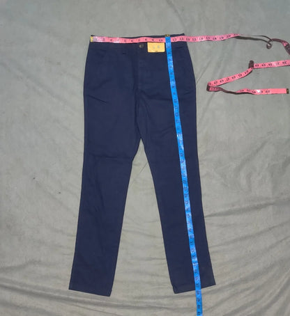 There Abouts Women Cotton Navy Chinos S - additional view 4