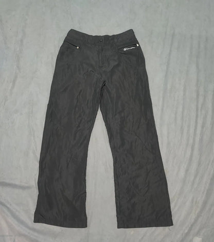 Champion Women Black Sport Trouser - Preloved Ladies Trousers Pakistan - Summer Polyester - Size 28 to 30 - Photo 3