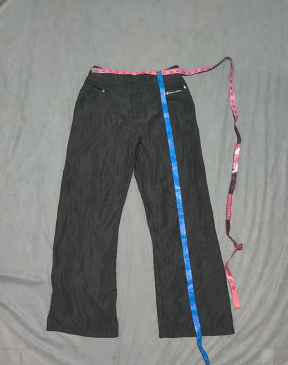 Champion Women Black Sport Trouser - Preloved Ladies Trousers Pakistan - Summer Polyester - Size 28 to 30 - Photo 4