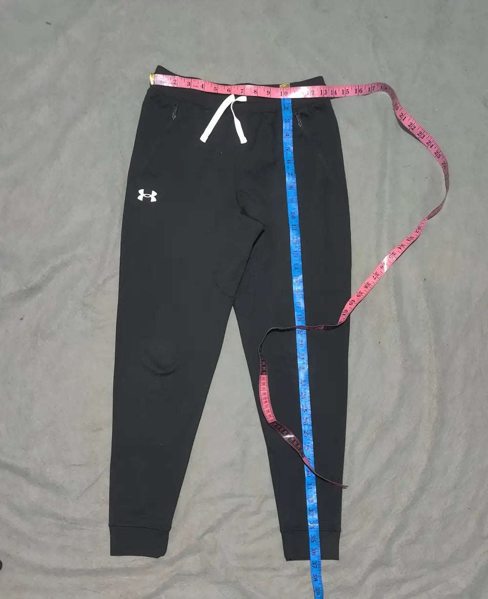 Under Armour Men Sports Polyester Black Trackpants L - additional view 4