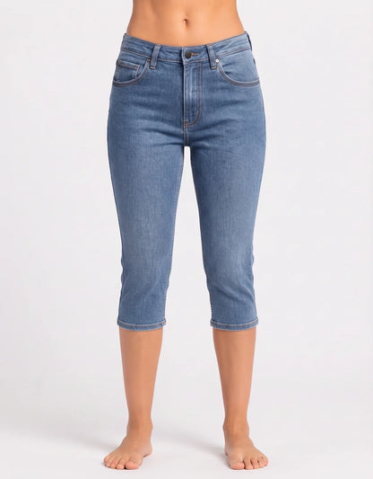 Lee Women Cotton Blue Jeans M