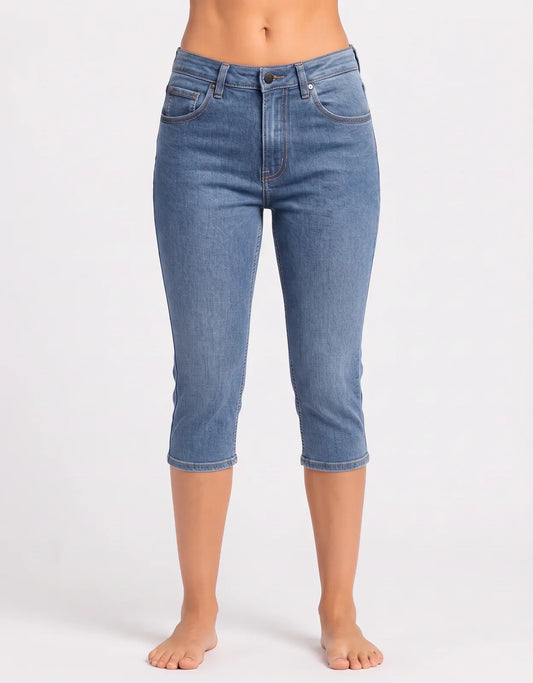 Lee Women Cotton Blue Jeans M