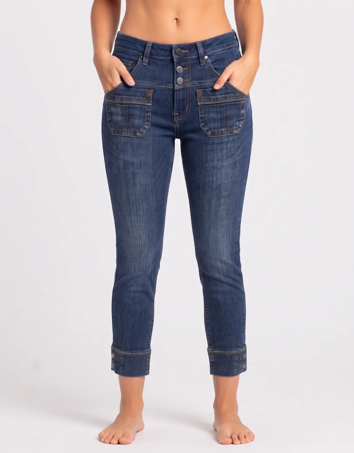 Industrial Cotton Women Cotton Dark Blue Jeans S