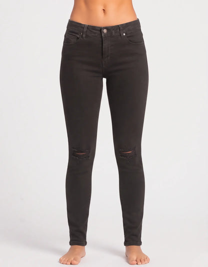 American Eagle Cotton Women Cotton Dark Gray Jeans S