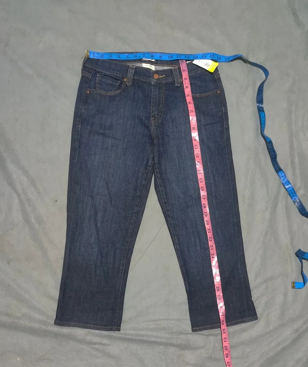 Levi's Women Cotton Dark Blue Jeans M