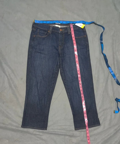 Levi's Women Cotton Dark Blue Jeans M